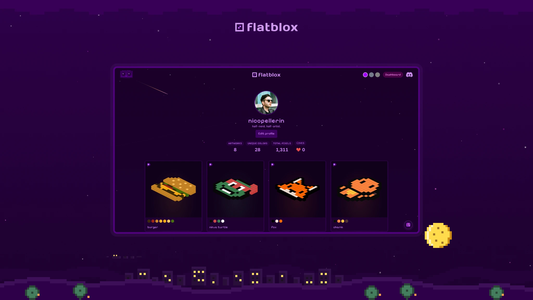Profile page